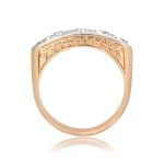 Edwardian Era Diamond Engraved Tulelake Ring, Circa 1910 OCT2411 side view photo