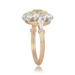 1.42ct Yellow Diamond Cluster Tubac Ring OCT2528 top side view photo