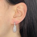 Eldredge Earrings G/H color and VS clarity