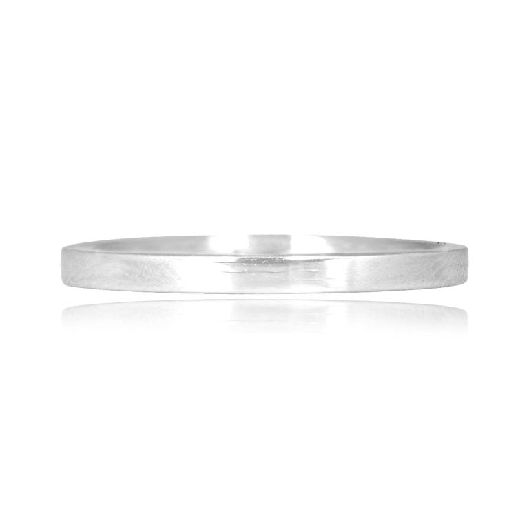 Platinum Brieva Band 2mm