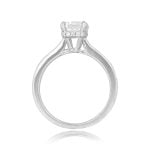 GIA 1.51ct Emerald Cut Diamond Manciano Ring 16089 side view photo