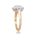 GIA 0.74ct Diamond Cluster Engagement Cartagena Ring 16104 top side view photo