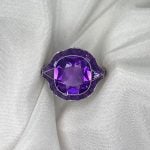 Valsain Ring decorated with swirl motifs