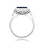 GIA 1.15ct platinum and gold Double Halo Marzano Ring & Pendant 16049 SV