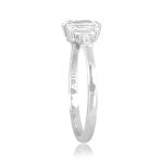 GIA 1.00ct Emerald Cut Diamond Calimera Ring 16075 TSV