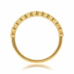 Diamond Half Eternity Yellow Gold Ortillo Band 16119 SV