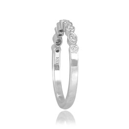 Diamond Half Eternity White Gold Parrilla Band 16120 TSV