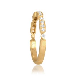 Diamond Half Eternity Yellow Gold Atessa Band 2.1mm 16121 TSV