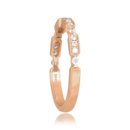 Diamond Half Eternity Rose Gold Selva Band 2.1mm 16125 TSV