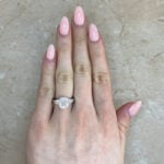 Antique Diamond Engagement Toiano Ring Hand Picture f1 DS5201