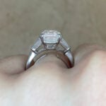 Basket View Prong-Set Diamond with Tapered Baguettes f3 DS5201