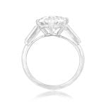 vintage Cartier ring with 4.97 carats platinum SB6130 SV