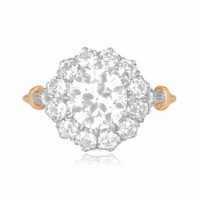 GIA 1.54ct Diamond Cluster Phoenix Ring