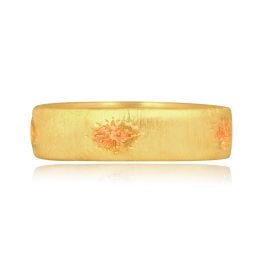 vintage Mario Buccellati rose and yellow gold band Buccellati Band 16197 TV