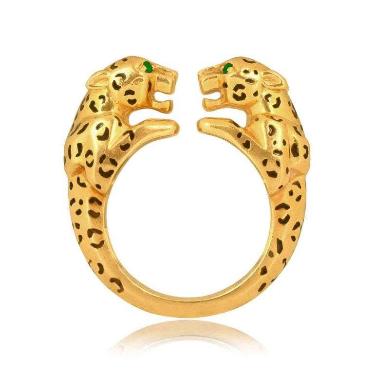 Cartier Vintage French Panther Ring