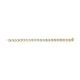 round diamond yellow gold line bracelet Brookston Bracelet ASS005 TV1