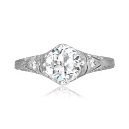 1.31ct Old European Cut Diamond Seville Ring Top View 16263