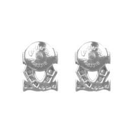 Cartier 2 C earrings 18k white gold signed and numbered Cartier Earrings 16273 BV