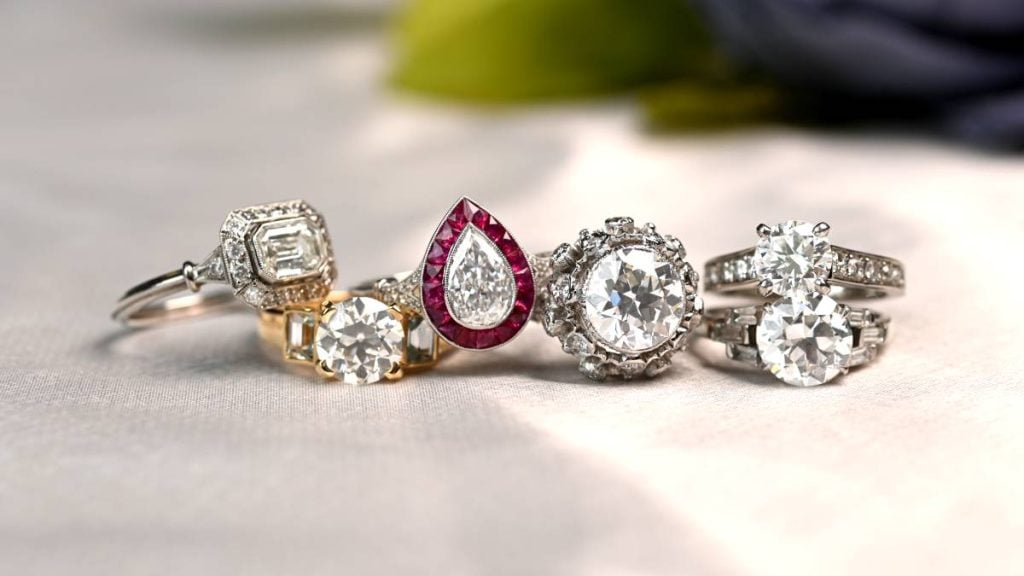 Stack of VVS Clarity Diamond Ring from EDJ