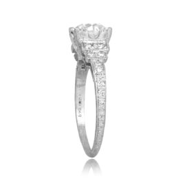 Art Deco 1.61ct old European Diamond accent Colby Ring 15850 TSV