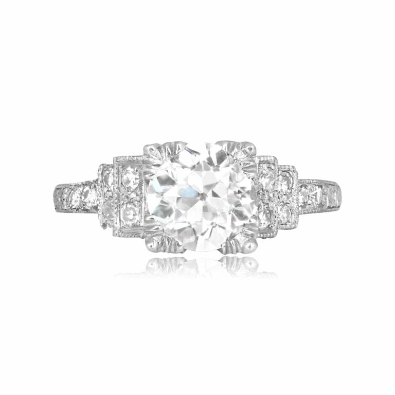 Art Deco 1.61ct Diamond Colby Ring, Circa 1925