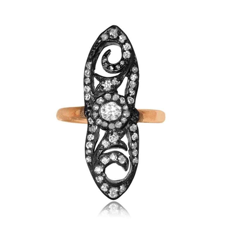 Antique, Victorian Era Russian Redington Ring, Circa 1890