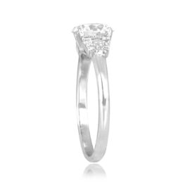 1.32ct Old European Cut Diamond platinum Wellington Ring 16236 TSV