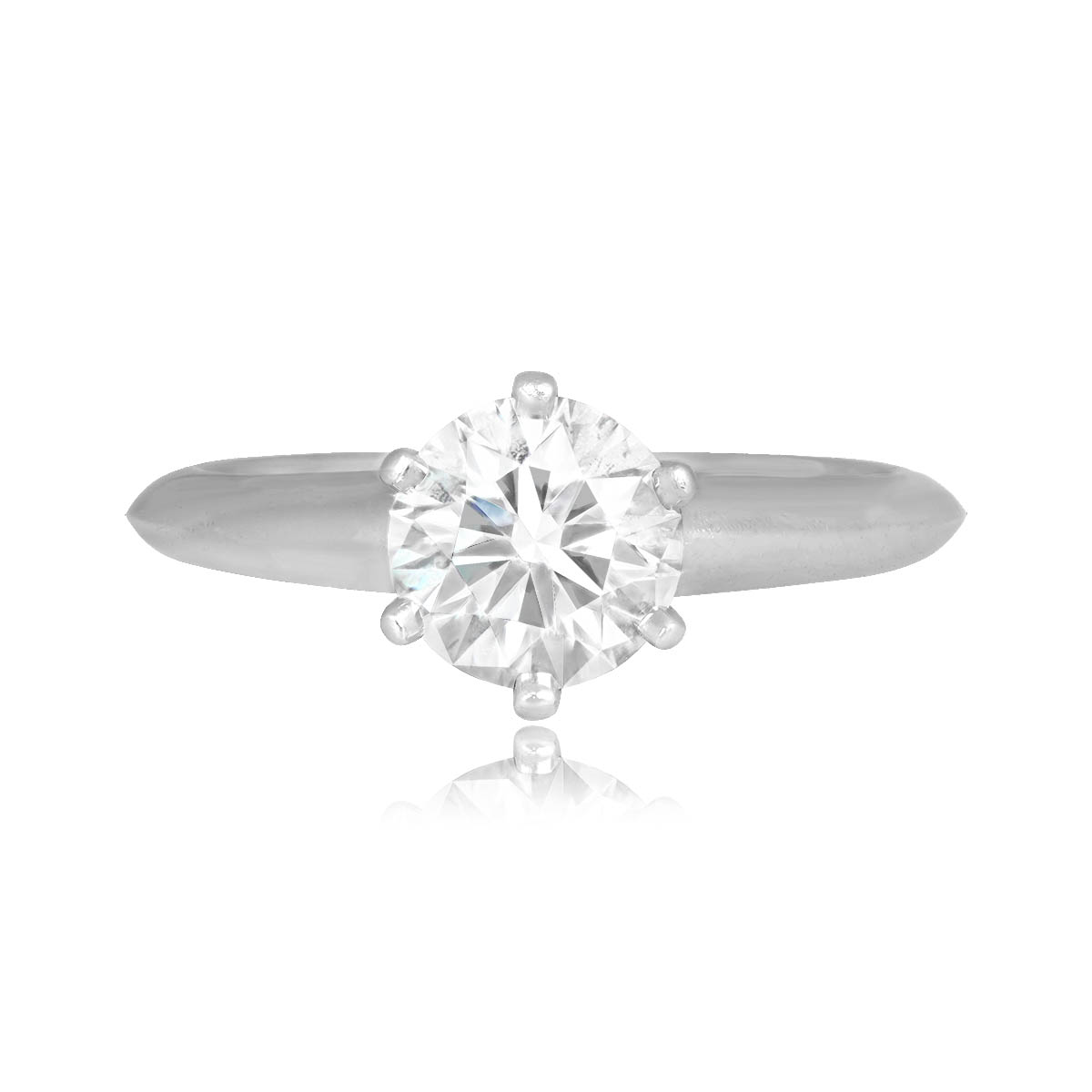 Stacked from 30 images. Method=C (S=1) Tiffany & Co. 1.01 carat diamond engagement ring Tiffany Ring 16328 TV