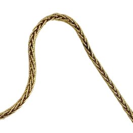 Vintage rope necklace 18k yellow gold 1970s Castleton Necklace 16355 TVC