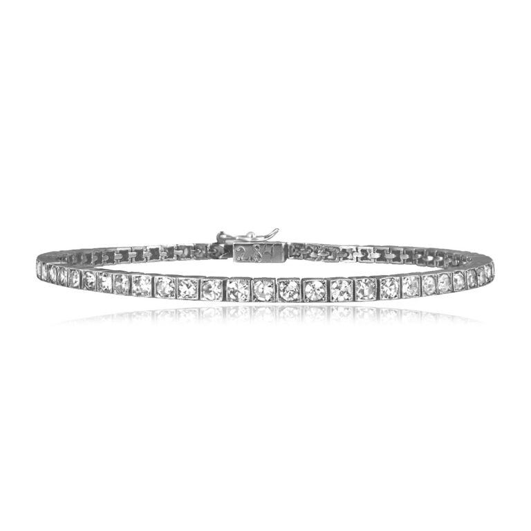 2.84ct Diamond Line Ridgway Bracelet