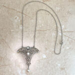 Edwardian Era Diamond Glenmore Necklace, Circa 1910 MD612 Artistic Marble