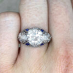 GIA-Certified 2.16 carat Old European Cut Diamond K Color IF Clarity f2 16276