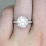 GIA-Certified Old European Cut 3.07ct Diamond L Color VS2 Clarity f2 16304