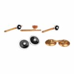 Vintage Tiffany Diamond paltinum on gold Cufflinks and Studs 16379 BV