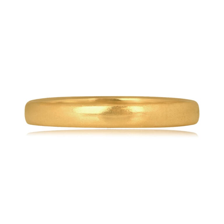 Vintage Yellow Gold Tryon Band, Circa 1980 2.7mm