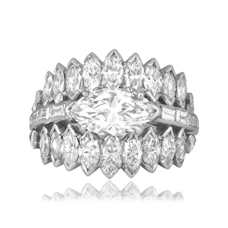 Van Cleef & Arpels 1.25ct Marquise Cut Diamond Ring