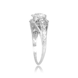 Art Deco 0.85ct Diamond filigree Evergreen Ring 16404 TSV
