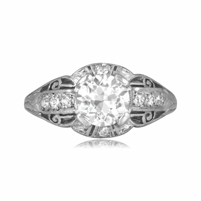 Art Deco 0.85ct Diamond Evergreen Ring, Circa 1920
