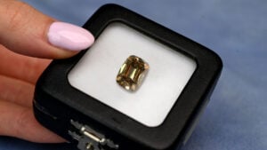 5 Carat Loose Fancy Brown Champagne Old Mine Cut Diamond