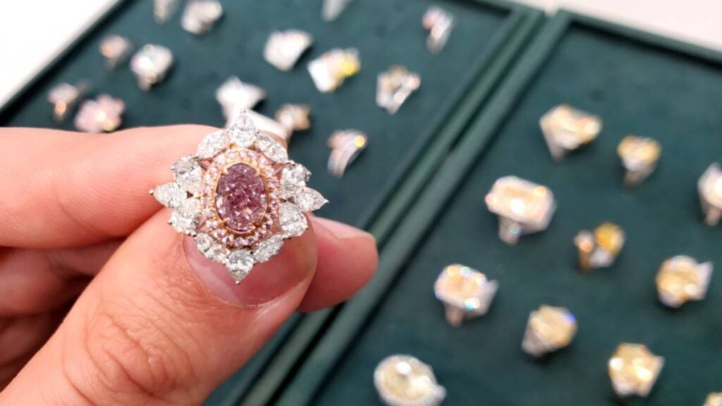 GIA 1ct Fancy Light Pink Diamond in Collection 