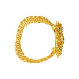 antique floral Georgian era Emerald and Topaz Wildwood Bracelet SB4170 TSV