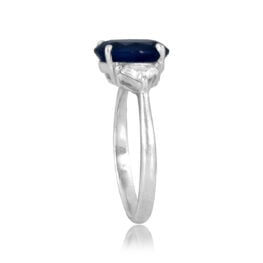 sapphire and diamond three stone ring Calion Ring 16426
