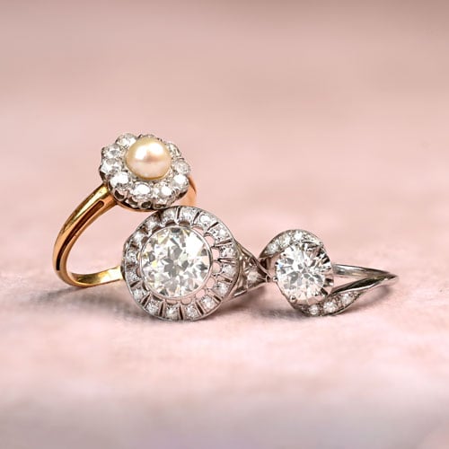 Edwardian Era Diamond Engagement Rings