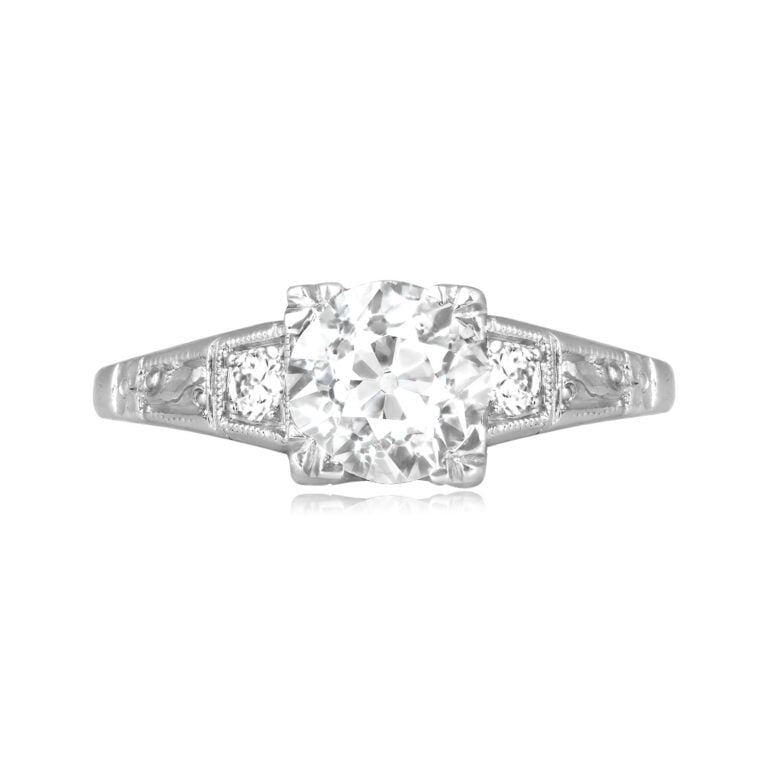Art Deco 0.93ct Diamond Anthon Ring, Circa 1920