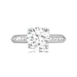 Art Deco 1.90ct old European cut diamond platinum Assaria Ring 15888 TV
