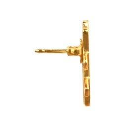 Signed Tiffany & Co. Paloma Picasso yellow gold earrings 16309 TSV
