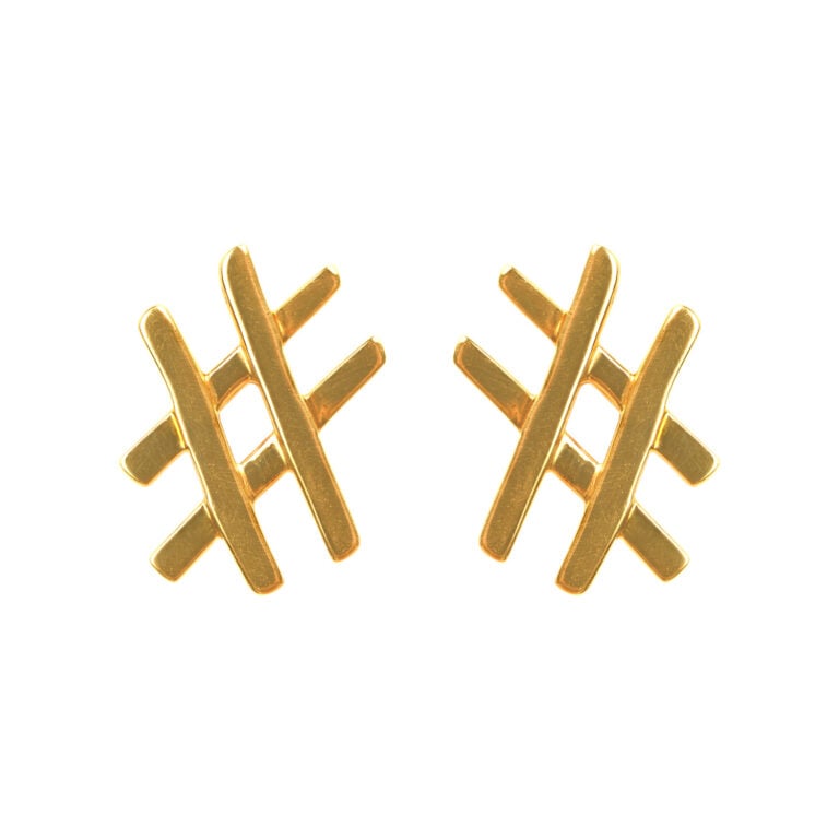 Tiffany & Co. Paloma Picasso 18k Yellow Gold Earrings