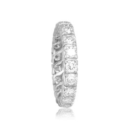Vintage 2.00ct total round brilliant Diamond Eternity Newland Band 16451 TSV