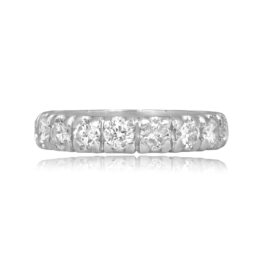 vintage 2.00 carat total diamond eternity wedding band Beclabito Band 16462 TV