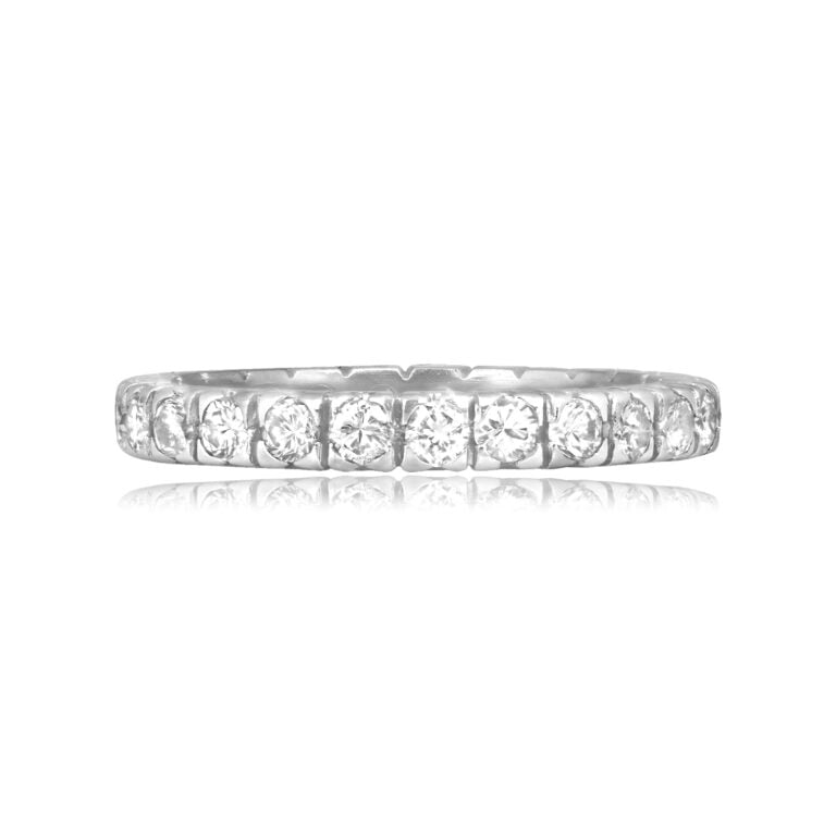 Vintage 1.00ct Diamond Eternity Bryson Band, Circa 1950 2.50mm